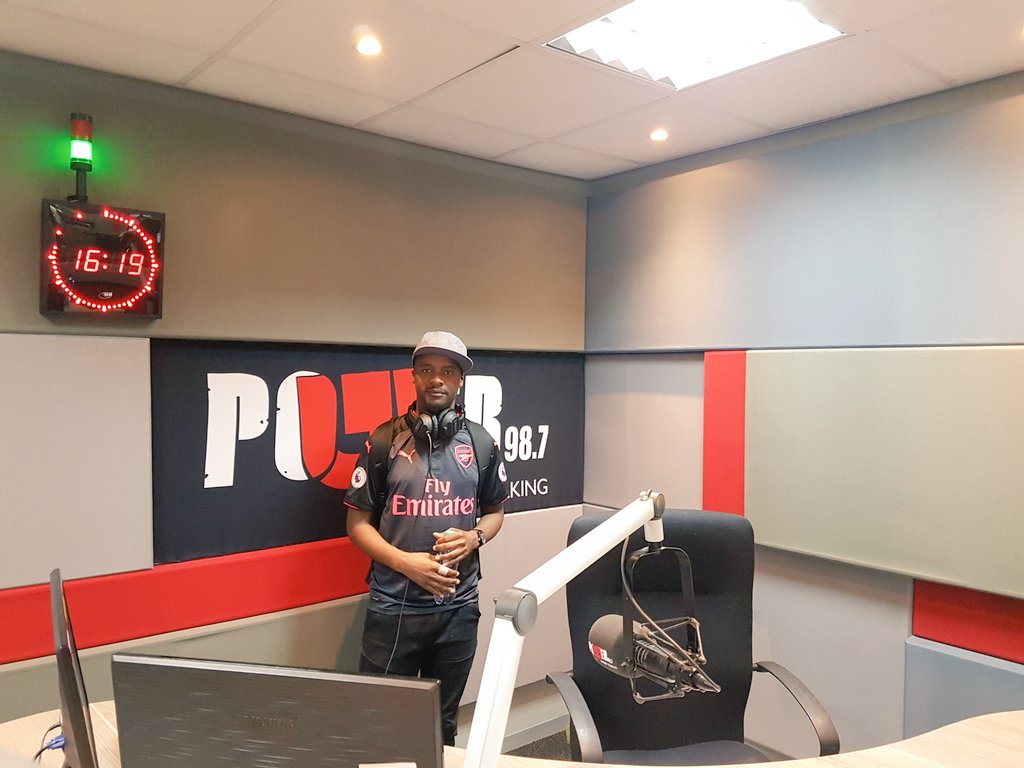ThabisoMosia's tweet photo. Almost Showtime #PowerSportExtra 5-6pm.... @Powerfm987 and #SportPrecinct @CapricornFM 6-7pm #SizenzaZonke https://t.co/JcNwvAkddm