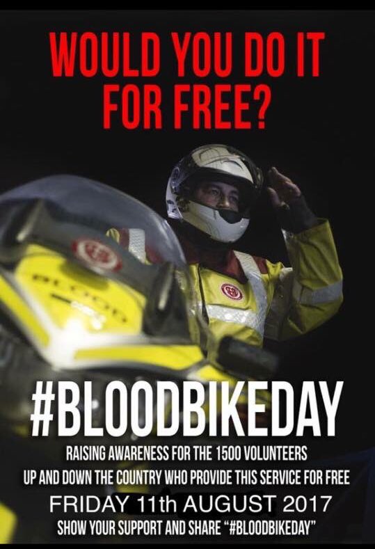 RebeccaAshton68's tweet photo. A big THANK YOU to all those wonderful people who ride blood bikes helping to save lives every day 😊@IAMRoadSmart #BloodBikeDay https://t.co/yL8COgp0uT