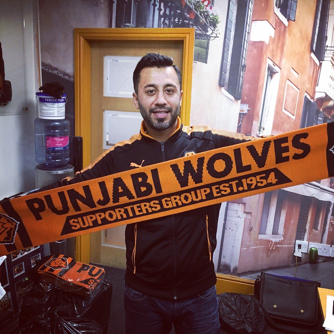 PunjabiWolvesSG's tweet photo. New limited addition PWS scarves on sale at tomorrow's match priced at only £6 each. Who wants want...when they're gone they're gone!! https://t.co/QeYPEQDOyg
