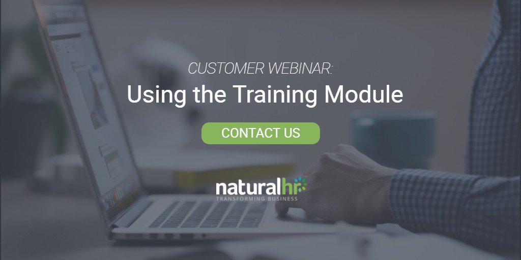 naturalhr's tweet photo. FREE CUSTOMER #WEBINAR on #HRIS Training Module inc #compliance #CPD #budgeting #cost analysis from #NHRTraining https://t.co/s0F0eRv0oA https://t.co/E3JM43zrZT