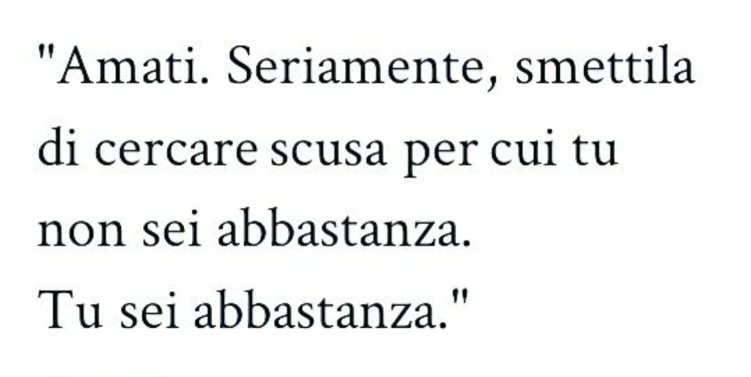 Pali_Clau's tweet photo. 🙌 Tu sei abbastanza 😌💖

#Motivazione #CredereInSeStessi #Amati https://t.co/DTURiHQDtJ