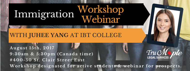 IBT_College's tweet photo. Do not miss it. #Workshop #Webinar Canada Immigration at IBT College next Tuesday. Register now: https://t.co/MlsYsfS8mt https://t.co/XEDhEUQHzF