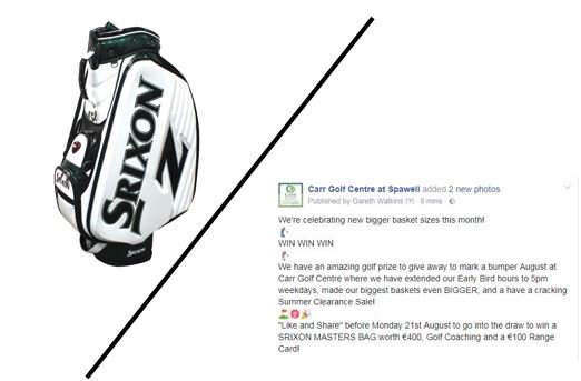CarrGolfCentre's tweet photo. Check out our amazing Facebook competition with a Golf Prize worth over €500! Simply Like &amp; Share to enter ⛳️https://t.co/5D7RiXELWA https://t.co/FLEQpSbUJX
