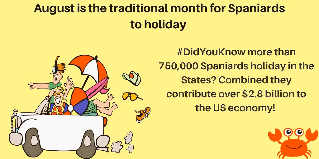 Us Spain Council On Twitter Didyouknow Holiday August
