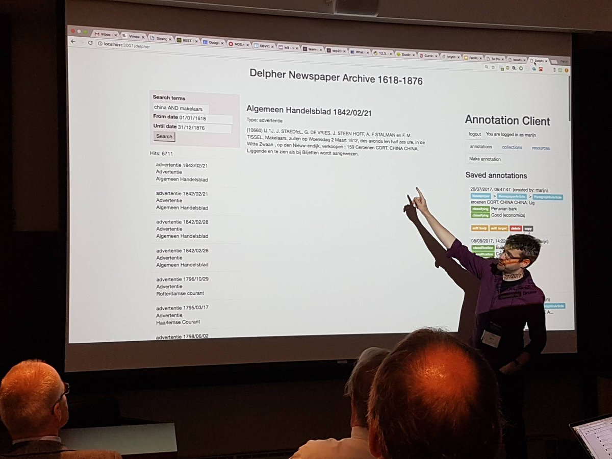 uovouniversale's tweet image. Great work on rich yet flexible web annotatations in #RDFa presented by @marijnkoolen #dh2017