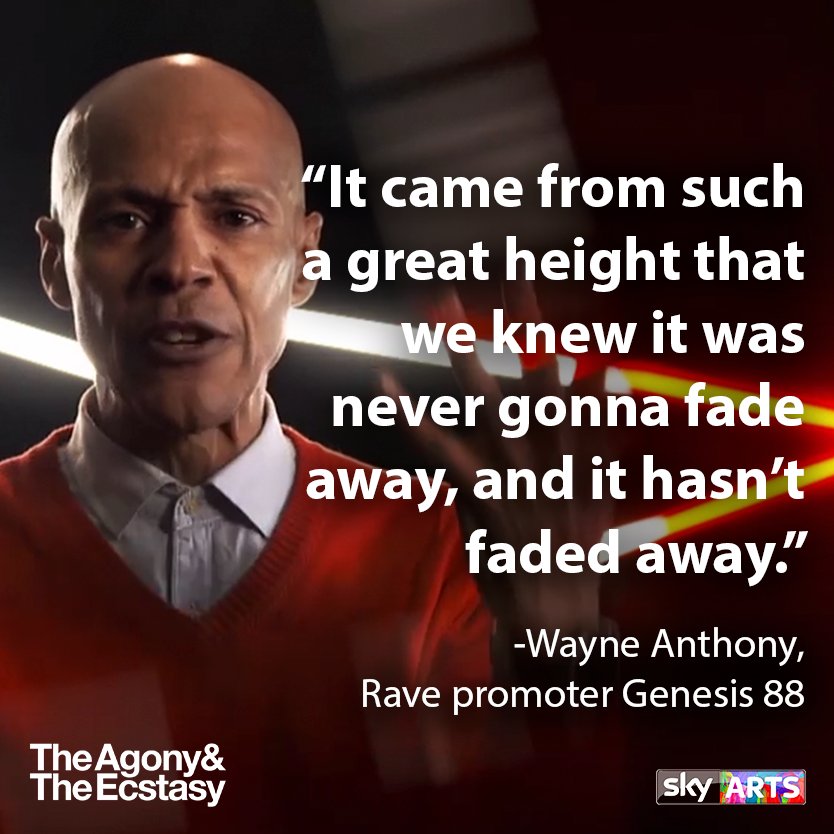 azofacidhouse's tweet photo. W = @WayneAnthony88  - The Agony &amp; The Ecstasy Starts Tonight 9pm Sky Arts @SkyArts #AcidHouse #RaveDocumentary #RaveOrigins #AgonyEcstasy https://t.co/0hi6H4nJOL