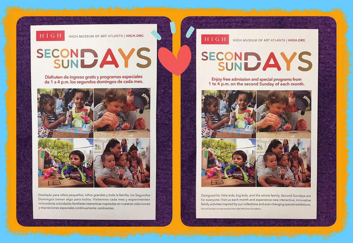 erickson_sarah_'s tweet photo. FREE this Sunday from 1 to 4 @HighMuseumofArt Get your art on @APSGardenHills #artedga #apsarts #thehills #creativefamilyfun #goart 😜💜✏️😘🎨🖍😁 https://t.co/7ibajnmV3F