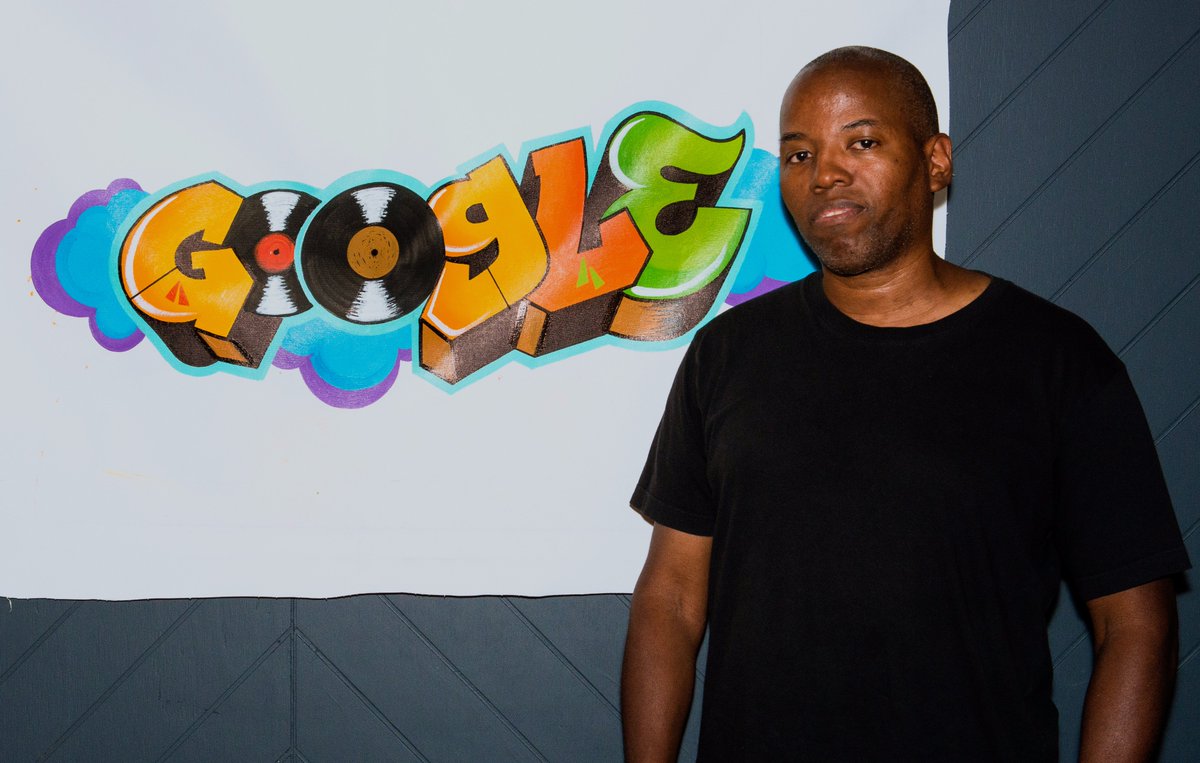 Cey Adams, visual artist and founding creative director of Def Jam records, who designed the Doodle logo image