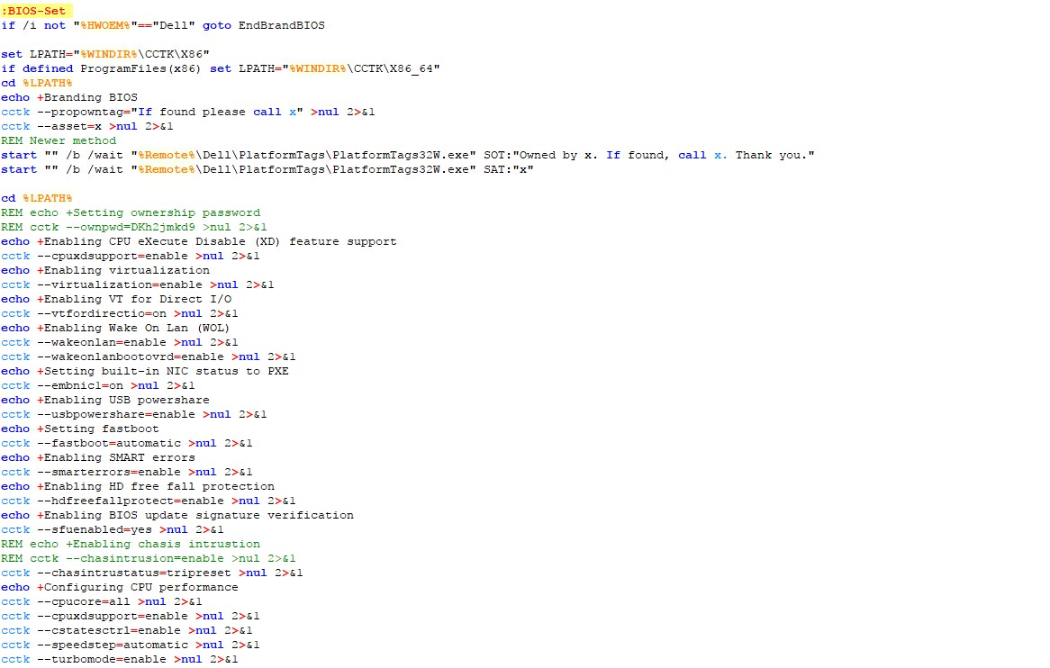Swiftonsecurity On Twitter Configuring The Bios From Within