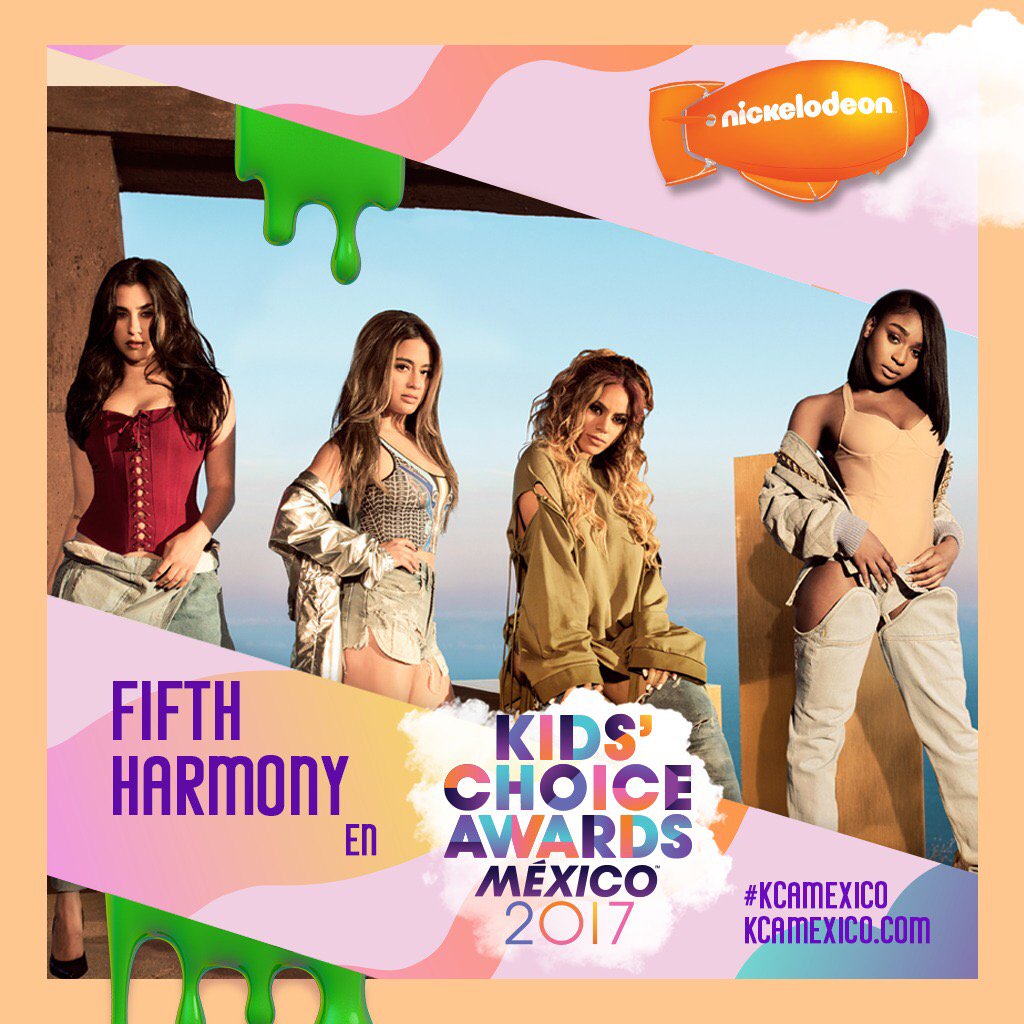 FifthHarmony's tweet photo. Hola, Mexico! Can’t wait to perform at #KCAMexico!! Tune in August 22 💋 @MundonickLA https://t.co/QIZUFuNnWl