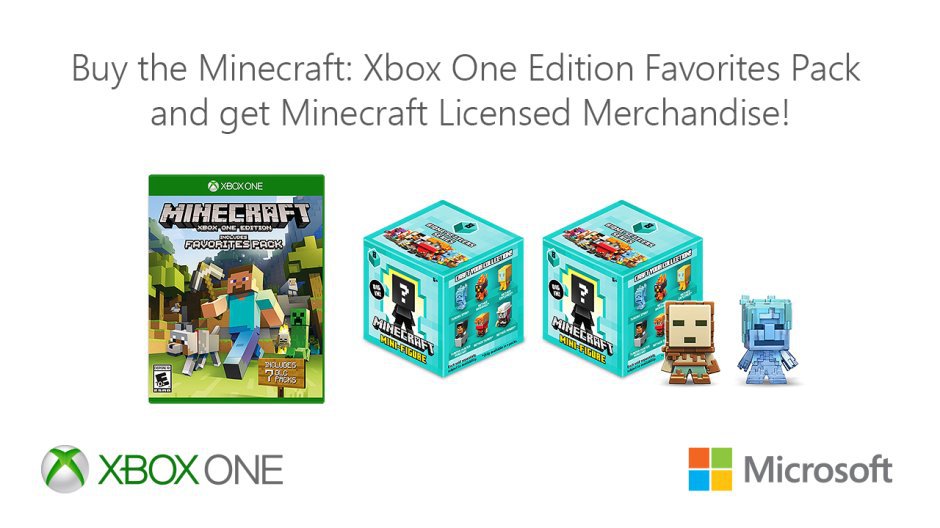 Larry Hryb Your Chance To Win Minecraft Xbox One Edition Favorites Pack Mini Figure On Xbox One Happens In One Hour With Freecodefridaycontest T Co 3nffmubsqx Twitter