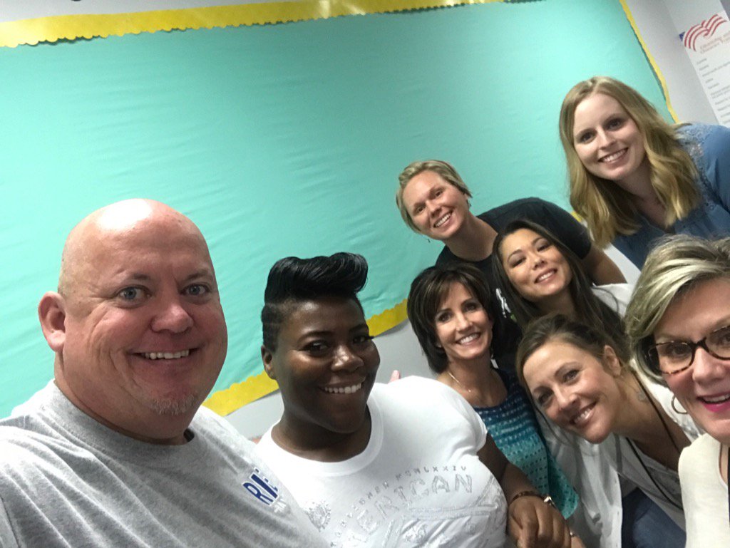 RMSCook's tweet photo. #BTSSelfie  Milk&amp;Cookies #bettertogether @RiceMSRavens @RiceMS_MrsThome @RiceMSLangley @RMSHannaTX @RiceMsNipper https://t.co/JwUCWSLRVU
