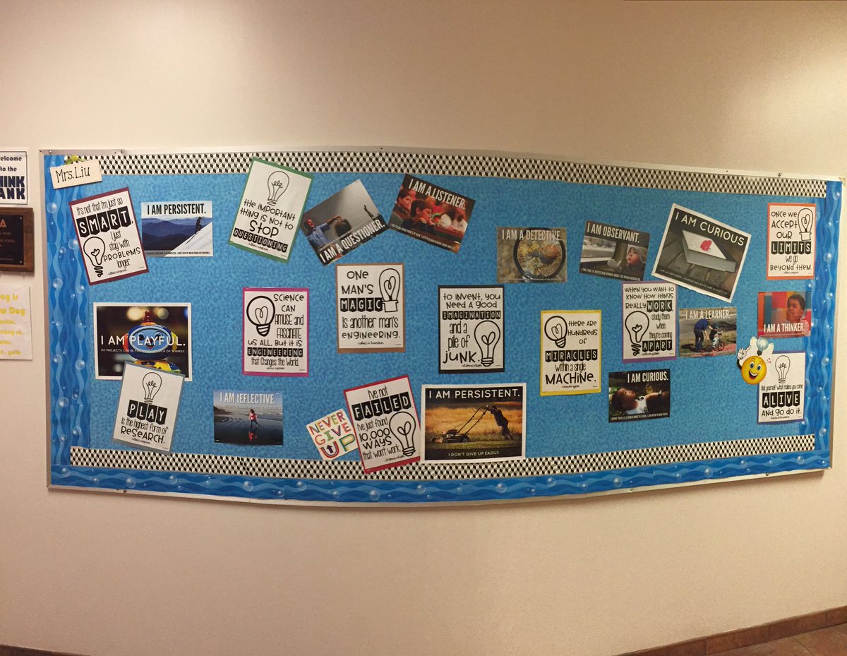 christinalaoshi's tweet photo. Finished bulletin board for Meet the Teacher today! Love my posters from @TpTdotcom #LMPThinkTank #gettingreadyforschool #STEM #makered https://t.co/ooXQVnkDNH