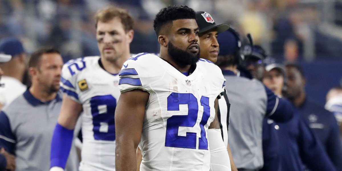 AroundTheNFL's tweet photo. NFL statement on Ezekiel Elliott's six-game suspension
https://t.co/YLDvyOQRGw https://t.co/Y9C0j8ENMg