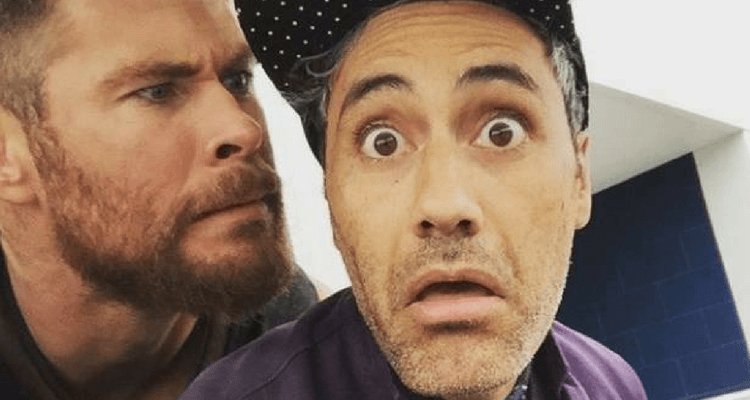 Thor: Ragnarok Director Taika Waititi Teases Chris Hemsworth With Cheeky Happy 