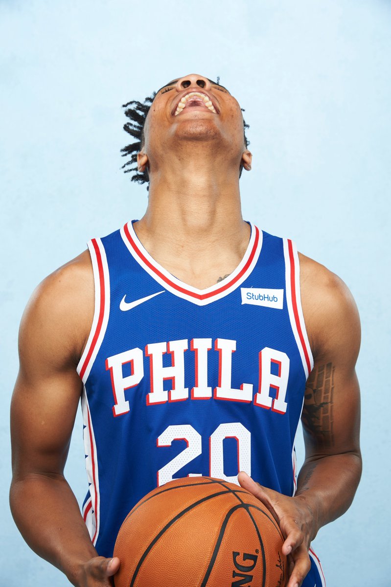 .@MarkelleF rockin' the new threads at the @NBA Rookie Photo Shoot.  📷 |  on.nba.com/2vq6nn2 https://t.co/0YmcWFidAY