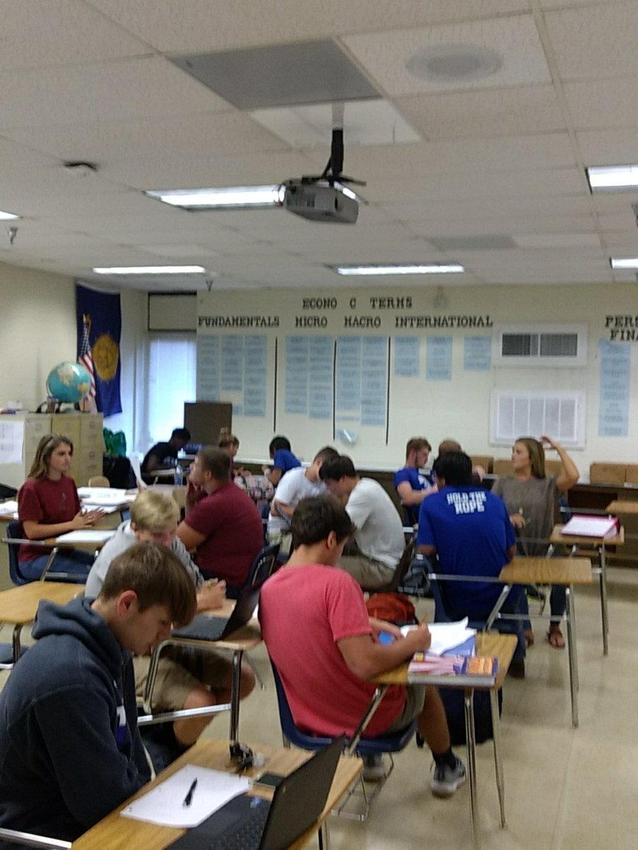 AHS students collaborating in Civics