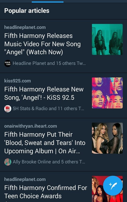 SamanthaHTown's tweet photo. 4 for 4 Fifth Harmony take over πππ€π€π€π€ππππ #5HTakeOver https://t.co/Rs49hGtOux