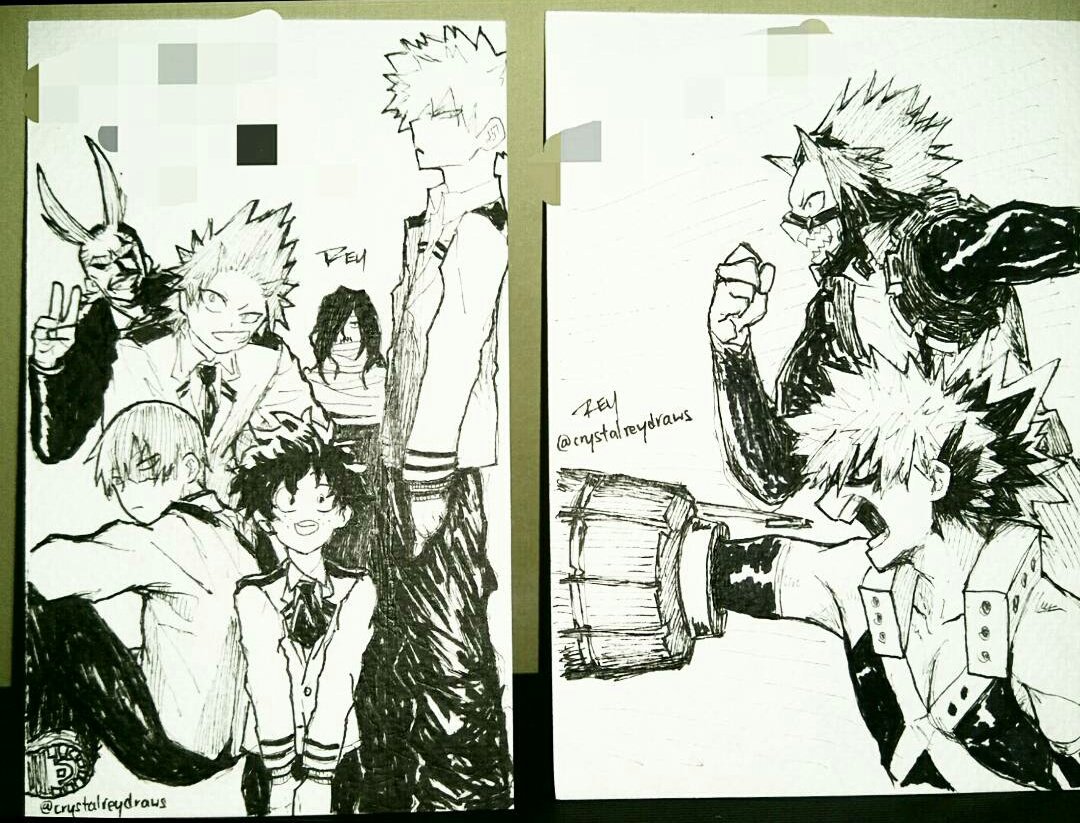 Crystal Rey on Twitter: "Gifts to those who bought my bnha charms on are all A6 size they like it ^^ #bnha #mha #hrak https://t.co/BDE7NWL6zO" / Twitter