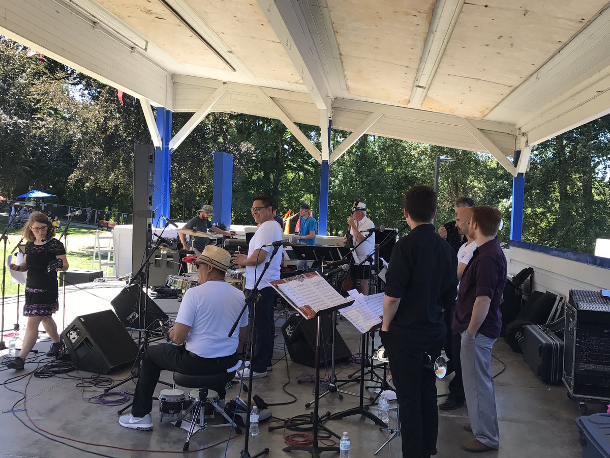 Sound check at Albany Latino  Festival !! Come out and have some fun! <a href="/SalsanovaPdx/">SalsanovaPdx</a> <a href="/_tgoddess/">TGGODDESS</a> <a href="/sheena_g/">Sheena G</a> 💃🏾🎼 #livemusic #salsa