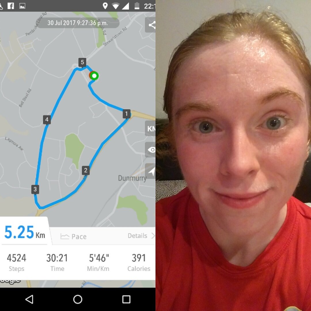 Teatania's tweet photo. Fear DOES make you run faster. Top pace yet that I've recorded. 🏃🏃
#running #5k #besttime #runintherain #nightrun #runinthecold https://t.co/mTbYQk2n0K