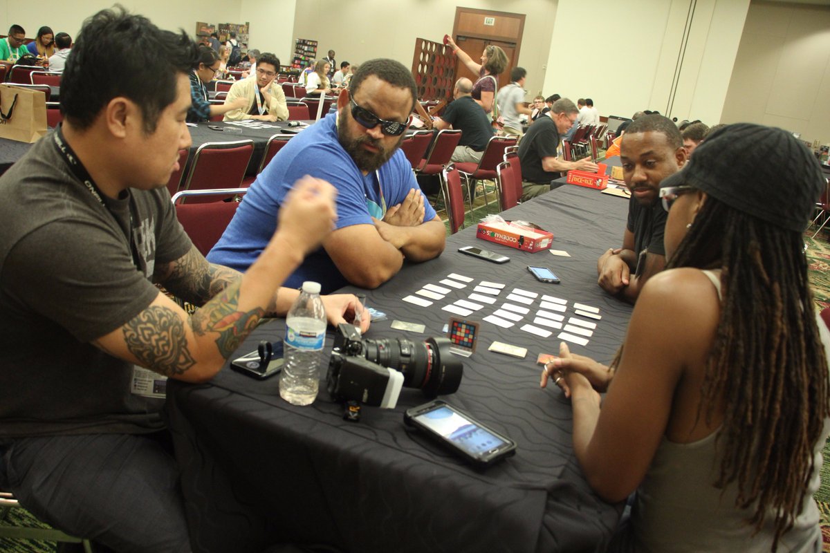 TabletopOahu's tweet photo. #bgg #boardgame #boardgames #boardgamegeek #oahuboardgamers #tabletopoahu #comicconhonolulu #cch2017 #codenames #czechgames @czechgames https://t.co/h1HmE4z2Gd