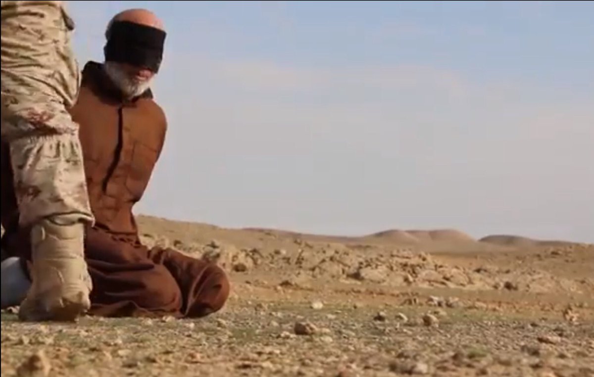 HassounMazen's tweet photo. #ISIS executed a man called "Issa Ali Kannash" in unknown place in #Raqqs on charges dealing with #SDF https://t.co/fzrINvd792