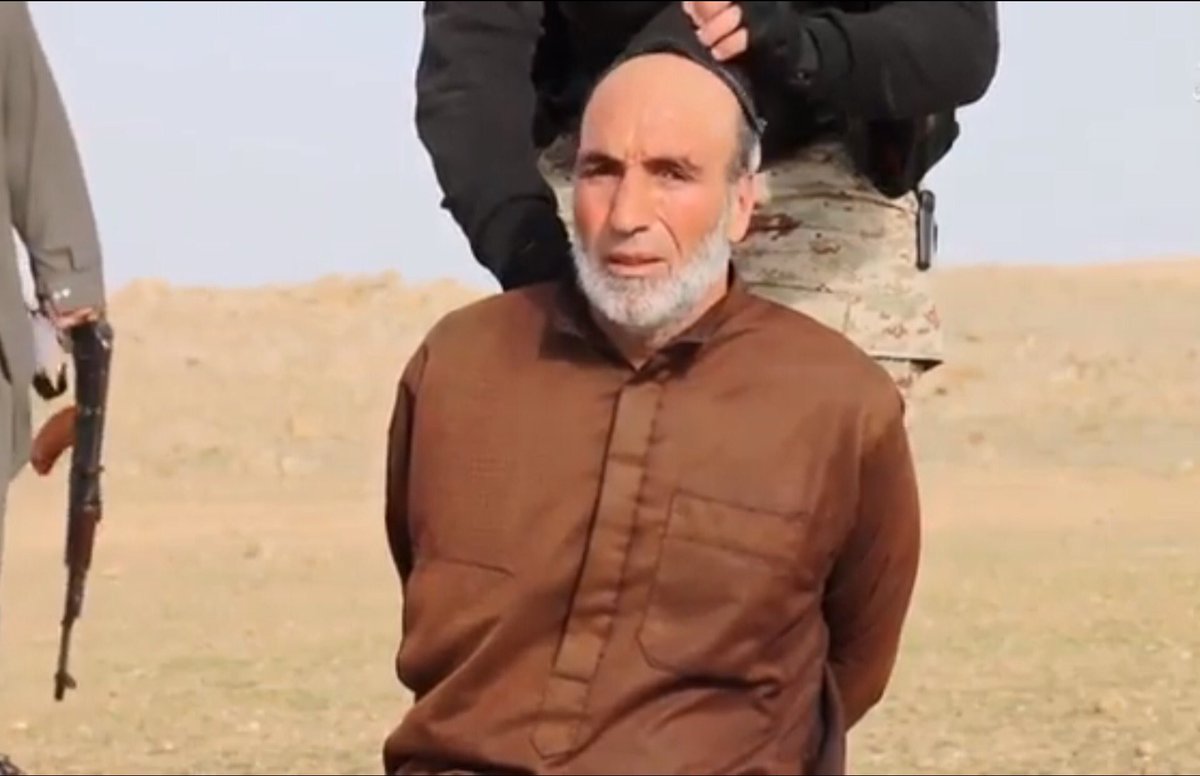HassounMazen's tweet photo. #ISIS executed a man called "Issa Ali Kannash" in unknown place in #Raqqs on charges dealing with #SDF https://t.co/fzrINvd792