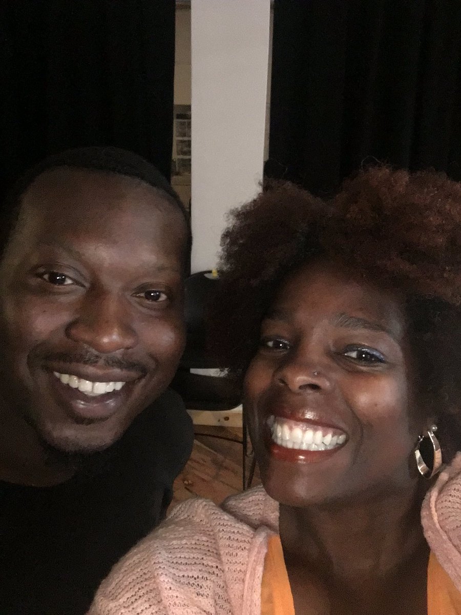talevert's tweet photo. Screened @blerdcity @OriInuFilm me w/Emann Odufu. Also ERA by Anthony Richards and Odds and Ends by Michelle Parkerson @automaticstudio https://t.co/mrwQ9ZhKhn