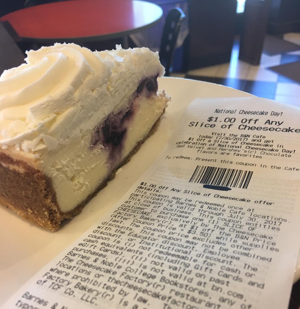 Barnes Noble On Twitter It S National Cheesecake Day Visit