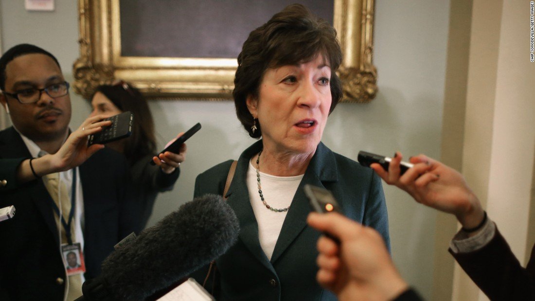 CNNPolitics's tweet photo. Sen. Susan Collins tells #CNNSOTU it's time to build a series of health care bills through the committee process https://t.co/BWZYvT0rjV https://t.co/Jbtt5sHsFY