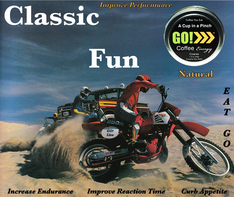 GoCoffeeEnergy's tweet image. Nothing like...#ClassicFun! #Energy #CurbHangover #Coffee #BurnFat #ChewAlternative #MX #FunInTheSand #Pickup GoEatCoffee.com