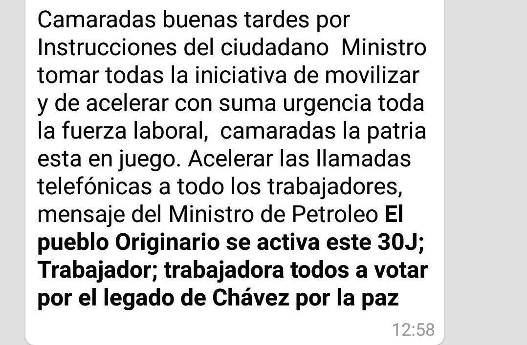 hcapriles's tweet image. La desesperación de jefes enchufados!Esto es PDVSA! NO los apoyes!No llegan ni a 8% de participación a nivel nacional!Viva Vzla libre!