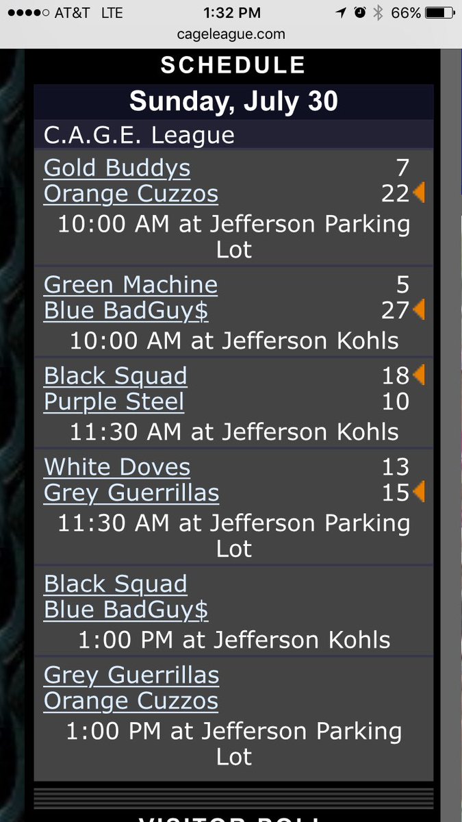 CAGELeague's tweet photo. First round is complete! Semi finals just started....Finals begin at 3pm @Jefferson Park https://t.co/xJN2jIjuGu