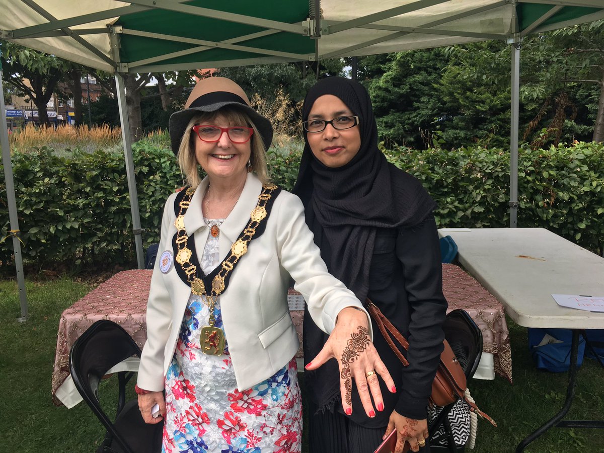 MayorofEnfield's tweet photo. Enfield Bangladesh Welfare Association 
Lovely to see the community today enjoying the Bangladesh Mela at Ponders End https://t.co/KRHsoyitkG