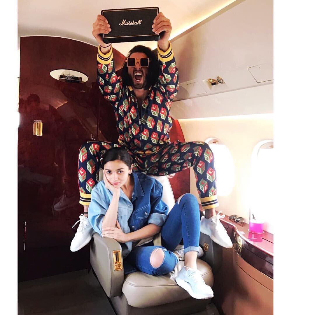 عليا بهات مع رانفير سينغ♥️.