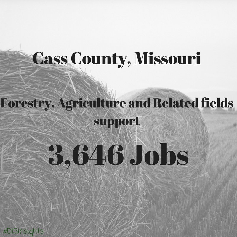 DISInsights's tweet image. #MissouriAg supports over 3,600 jobs in Cass County alone!
 #DISInsights