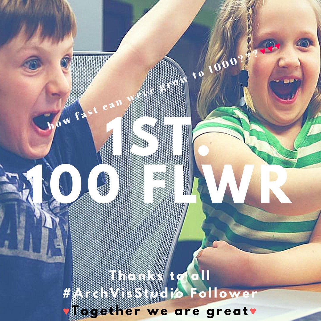 ArchVisStudio's tweet image. Wir haben nach 2 Tagen die ersten 100 Unterstützer bei #Instagram! 🕯️🕯️🕯️🕯️Architektur-Visualisierung.Studio🕯️🕯️🕯️🕯️ instagram.com/archvisstudio #Twitter
