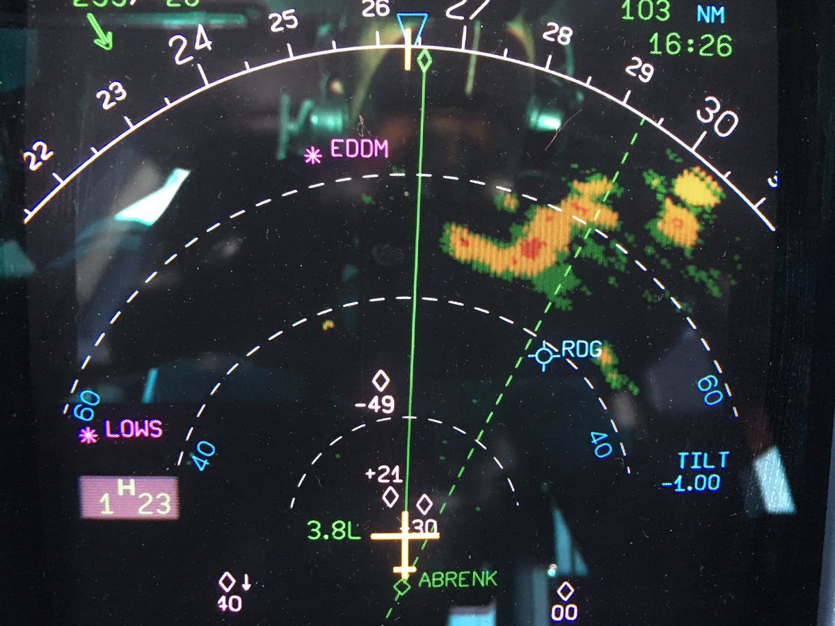markparbhoo's tweet photo. Lots of big ⛈⚡️around Northern Europe today and avoiding action reqd to keep it smooth! #a320 #ba887 #weather https://t.co/CRTLnpaqnS