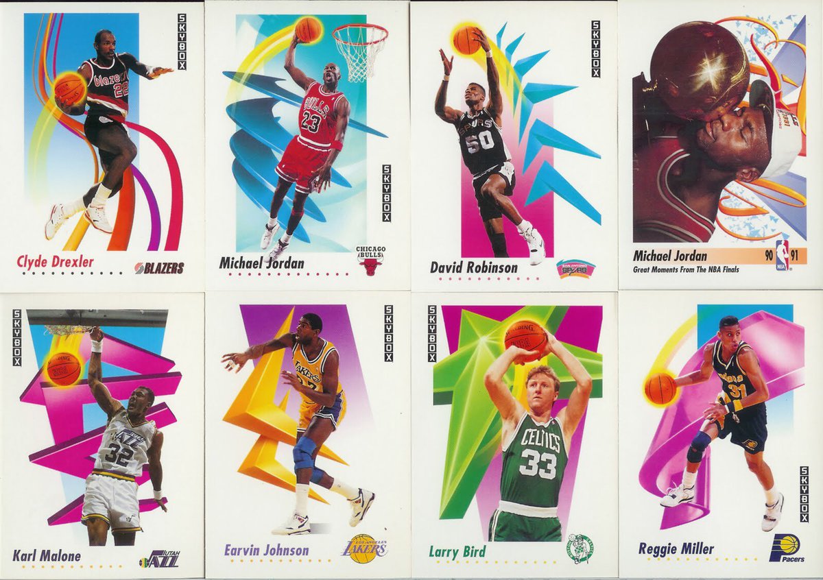 Skybox perfected sports cards in 1991.