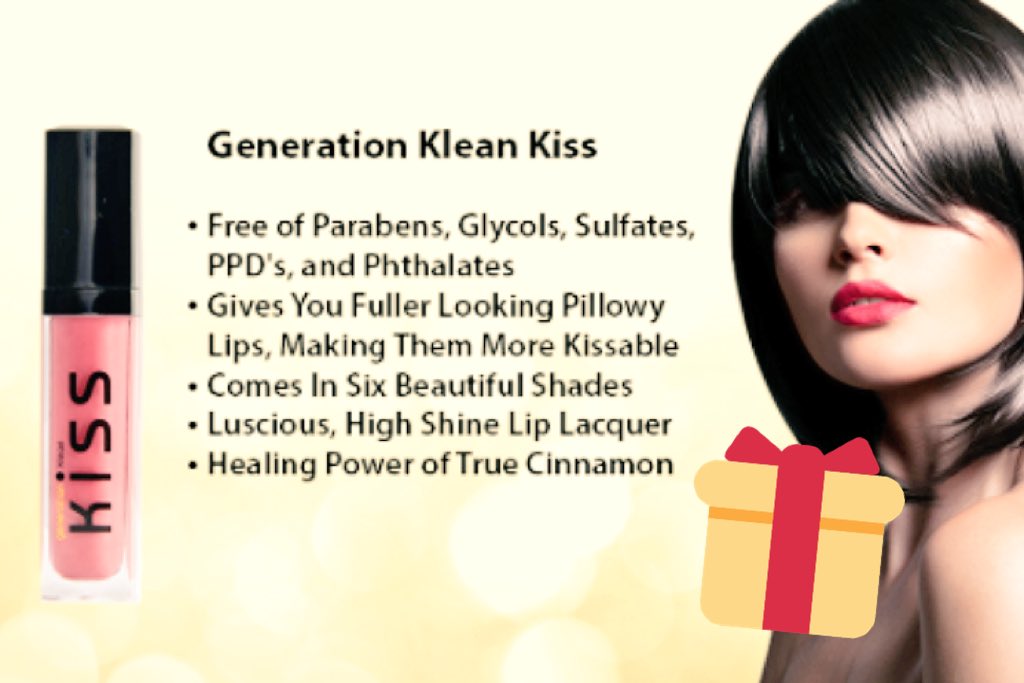 stacycoxbeauty's tweet photo. I want 2give u a #kiss 💋on7/31! Get a🎟2 #Seattle talkshow @NewDayNW I'll B there &amp;gift u a #FREE @generationklean Kiss #Lipgloss #beautytips https://t.co/ThGdo6BylE