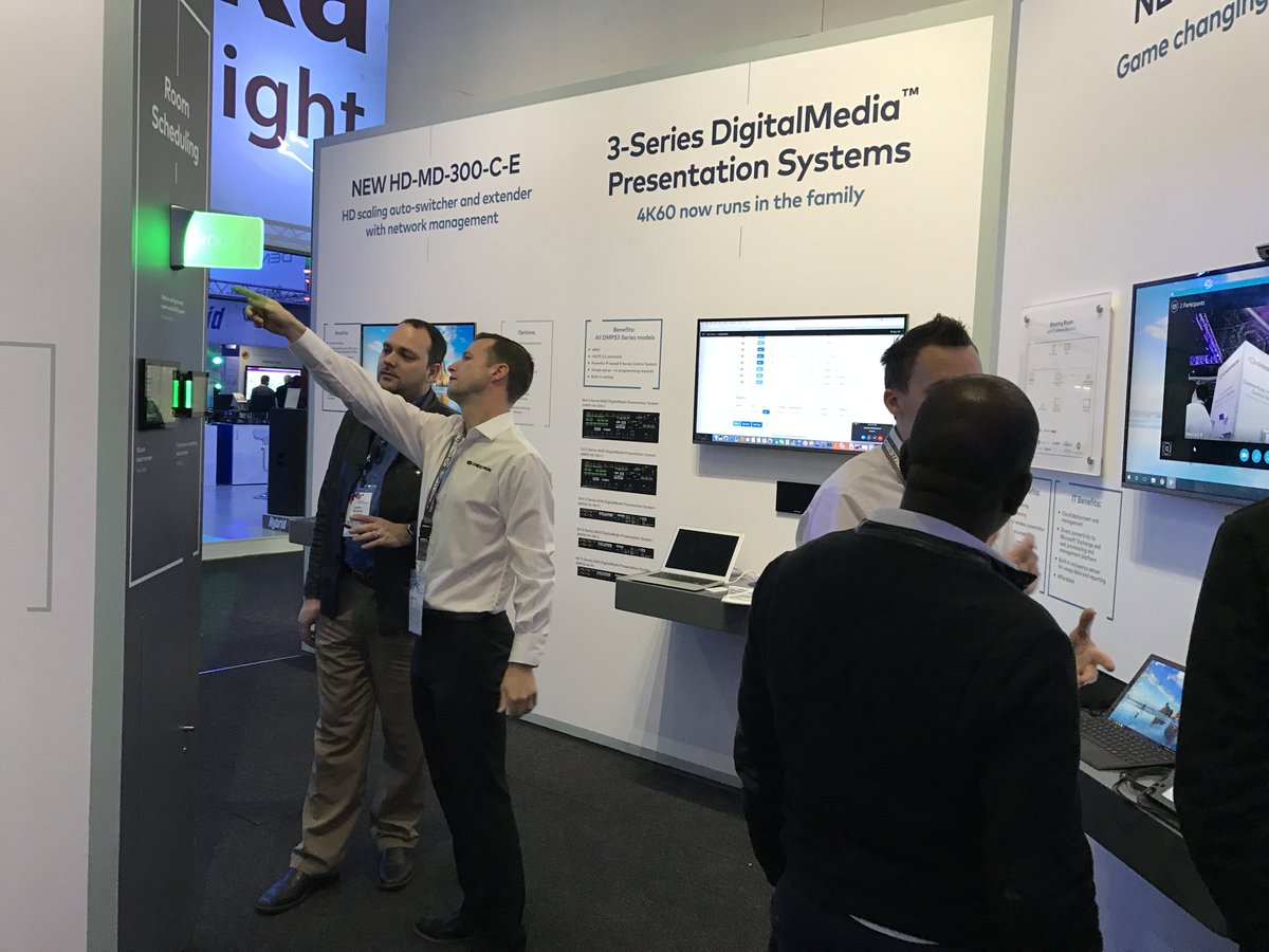 Crestron's tweet photo. There was a lot to see at our #MediaTech2017 booth! #eventprofs https://t.co/ZLiElqEDX8 https://t.co/DcHwmPodgQ