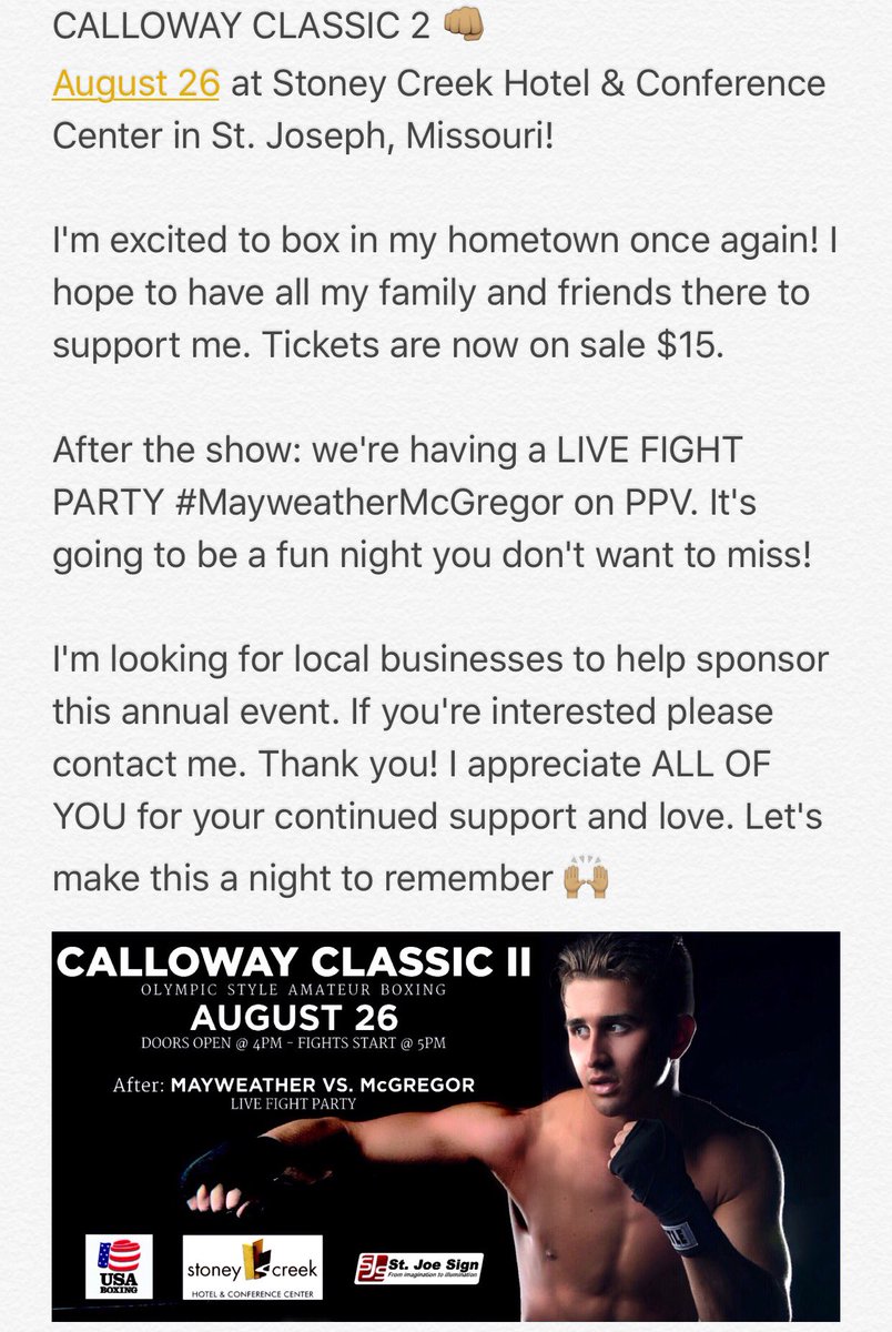 champcalloway's tweet photo. My big announcement: https://t.co/FEepIvGBPf