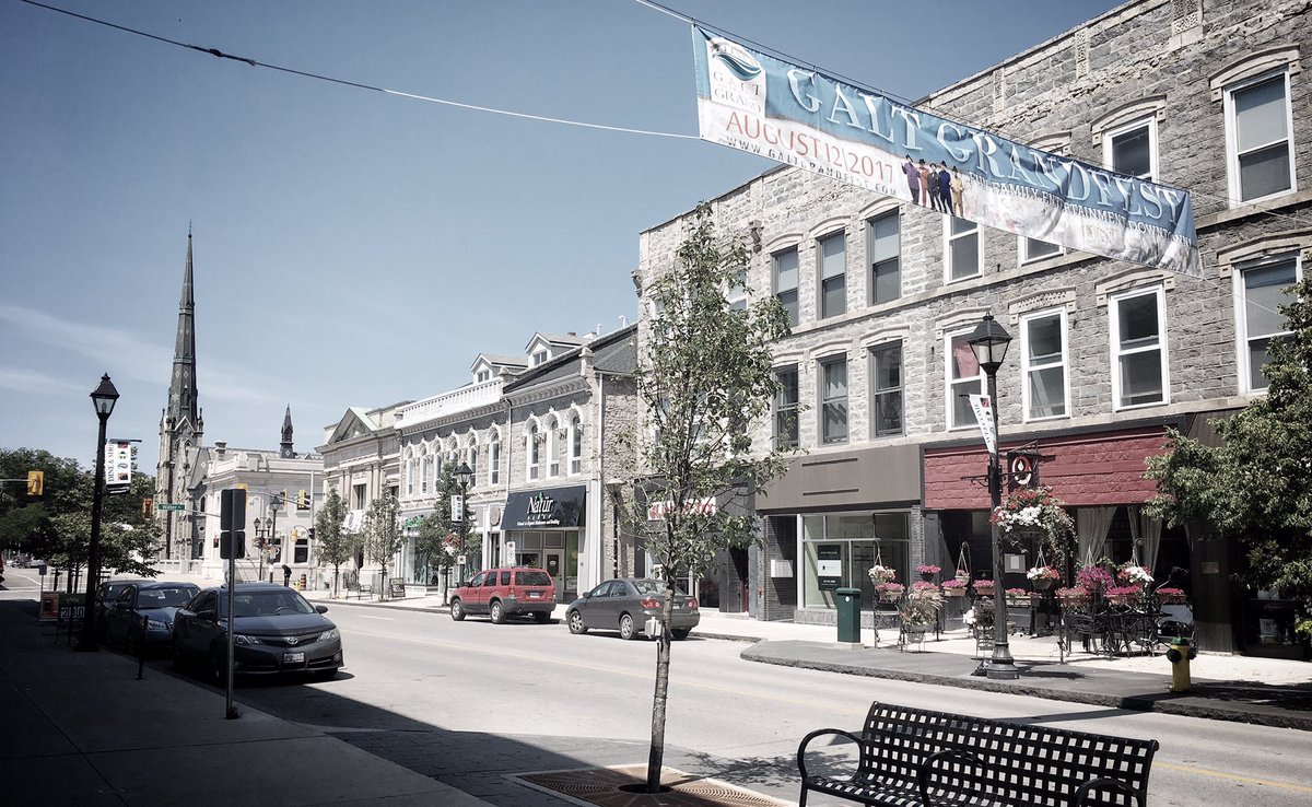 IrisArtsGalt's tweet photo. It's a beautiful day downtown Galt!   Love this town!   #GaltLove https://t.co/3doMuYWzYp
