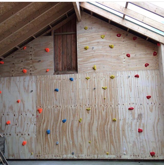 LittleMenherion's tweet photo. Thought we had a few hours spare... so built a climbing wall https://t.co/WkfyqB5vY6