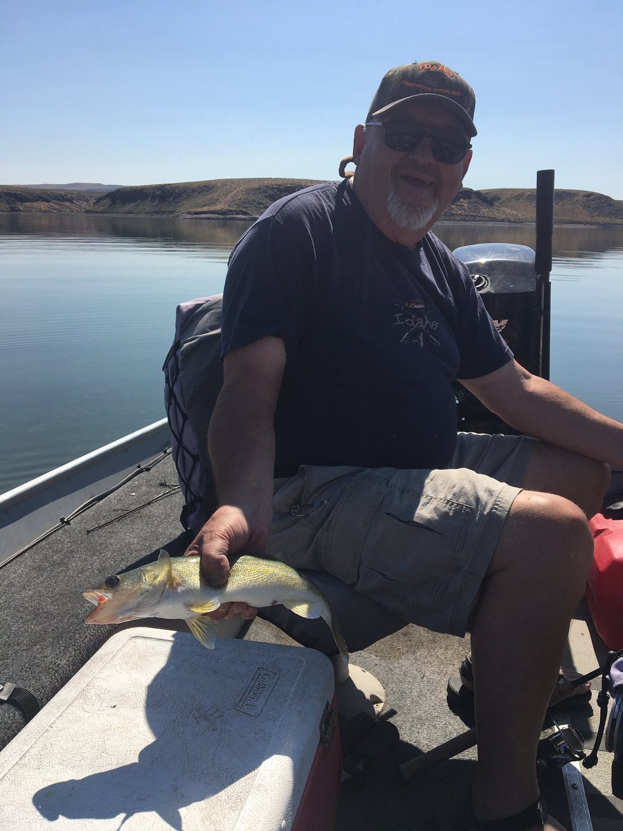 Good walleye bite on Salmon Falls reservoir this morning.