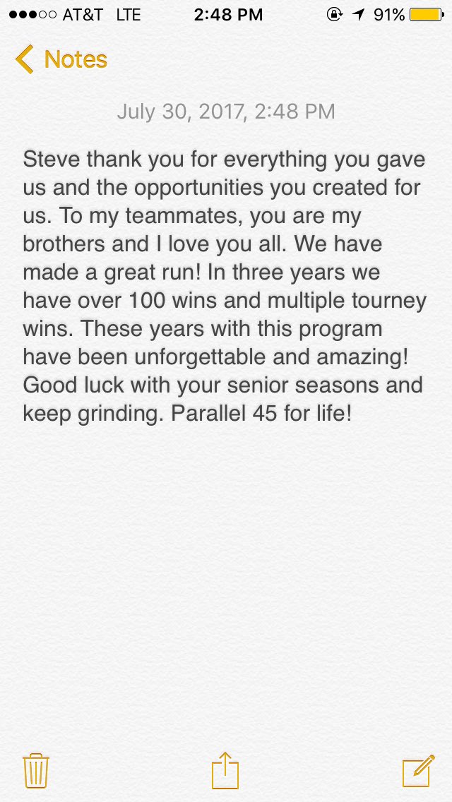 zeke_turner11's tweet photo. Love you all and it's been an amazing four years. Thank you so much Steve and my teammates and coaches. #P454life https://t.co/Br3wJwXYc8