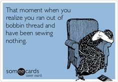 Sewingdotcom's tweet photo. Who else here experienced this already? Share it with us by commenting below! #Sewingdotcom https://t.co/AfadoBMNaO