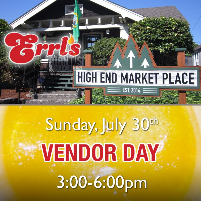 _errls's tweet photo. Come meet @MantisExtracts head extractor today at @highend_market from 3:00-6:00pm! #vendorday #dablife #errls #whereserrls https://t.co/EngCKipnkr