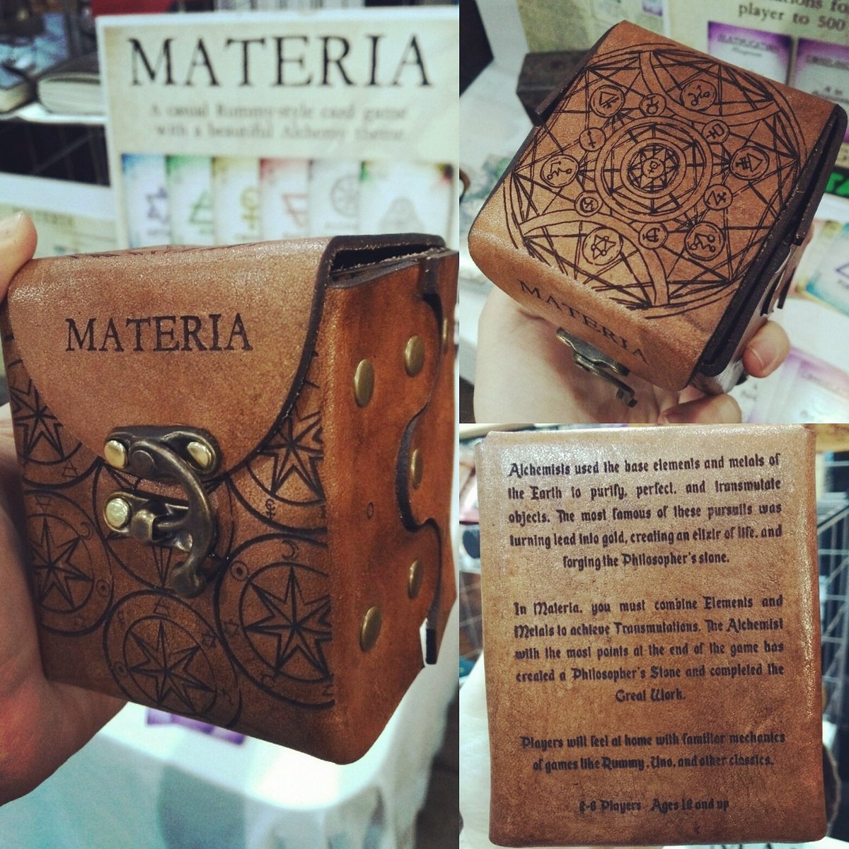 brassengine's tweet photo. #Leather case upgrade for #Materiacardgame on #Kickstarter till Aug 11. Pledge now at https://t.co/R0ujxo3XuS https://t.co/8QooTkbpSi